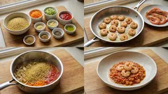 Πλιγούρι με λαχανικά και γαρίδες στην κατσαρόλα – μελωμένο σε 30′