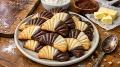 Μπισκότα βεντάλια με κακάο: βουτυρένια, τραγανά και πάντα ομοιόμορφα