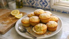 Αφράτα μάφινς λεμονιού με γιαούρτι: εύκολη συνταγή χωρίς μίξερ