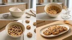 Μπισκότα βρώμης με σταγόνες σοκολάτας: εύκολα, χορταστικά και πάντα πετυχημένα