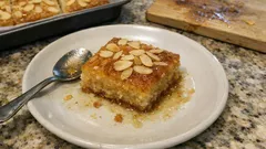 Νηστίσιμο σαμάλι με ταχίνι: αφράτο, σωστά σιροπιασμένο και εύκολο