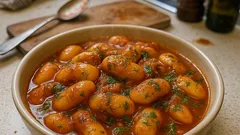 Γίγαντες στο φούρνο με σάλτσα ντομάτας – έτσι βγαίνουν πραγματικά μελωμένοι