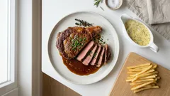 Ζεστή σάλτσα Café de Paris για μπριζόλες – κρεμώδης, αρωματική και πάντα δεμένη