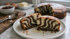 Κέικ ζέβρα αφράτο και εντυπωσιακό: η σπιτική συνταγή που πετυχαίνει πάντα