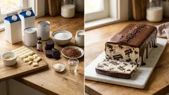 Παγωτό cookies & cream χωρίς παγωτομηχανή – με Oreo και βελούδινη γκανάζ