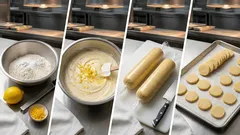 Μπισκότα λεμονιού σε ρολό: κόβεις φέτες και ψήνεις, πάντα πετυχαίνουν