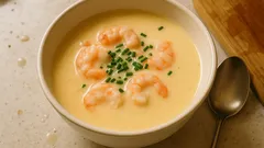 Κρεμώδης γαριδόσουπα στο σπίτι: δυνατός ζωμός από κελύφη και βελούδινο δέσιμο