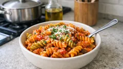 Μακαρονάδα με 6 «κρυμμένα» λαχανικά: βελούδινη σάλτσα ψητών λαχανικών από ταψί