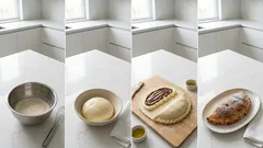 Γλυκό καλτσόνε με πραλίνα και μασκαρπόνε: αφράτο απ’ έξω, ρευστό μέσα