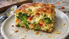 Αφράτο σουφλέ λαχανικών στον φούρνο: ελαφρύ, χορταστικό και πανεύκολο