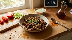 Καπονάτα με μελιτζάνες στον φούρνο: γλυκόξινη, ελαφριά και ιδανική για ψωμί