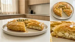 Κασάτα Μετσόβου με χειροποίητο λεπτό φύλλο και φέτα – τραγανή όπως του φούρνου