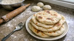 Σπιτική αραβική πίτα: η εύκολη ζύμη που βγαίνει μαλακή και αφράτη