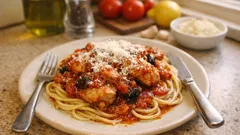 Κοτόπουλο κοκκινιστό με μακαρόνια: έτσι βγαίνει ζουμερό και με δεμένη σάλτσα