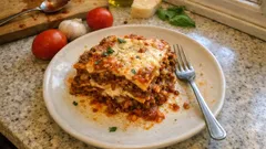 Λαζάνια με κιμά που βγαίνουν ζουμερά και στέκονται τέλεια στο κόψιμο