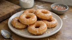 Σπιτικά ντόνατς αφράτα και εύκολα, με γλάσο που πετυχαίνει κάθε φορά