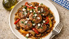 Ψαρονέφρι κρασάτο με λαχανικά: ζουμερό και έτοιμο σε 30′