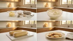 Μπισκότα βουτύρου που λιώνουν στο στόμα – με ξεκούραση ζύμης για τέλειο σχήμα