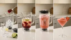 Strawberry Daiquiri στο σπίτι με μαρμελάδα φράουλα — έτοιμο σε 2′ στο μπλέντερ