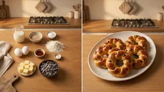 Αφράτα κουλούρια brioche με σταγόνες σοκολάτας – βγαίνουν μαλακά και μοσχοβολάνε βανίλια