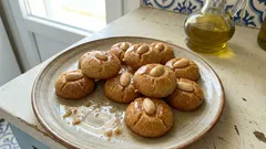 Σεκέρ παρέ στο ταψί: αφράτα σιμιγδαλένια μπισκοτάκια που σιροπιάζονται ζεστά