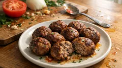 Κεφτεδάκια στον φούρνο: αφράτα και ζουμερά χωρίς τηγάνι, σε 20 λεπτά