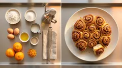 Ρολάκια πορτοκαλιού με ζάχαρη: αφράτα μέσα, τραγανά έξω και μοσχομυριστά