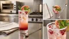 Virgin Paloma με ρόδι και γκρέιπφρουτ: δροσερό mocktail με σιρόπι τζίντζερ