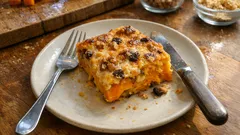 Ογκρατέν κολοκύθας με μπεσαμέλ και τυριά: χρυσαφένιο, ζουμερό και χορταστικό