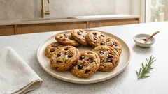 Cookies με σοκολάτα και καρύδια: βουτυράτα, με μαλακή καρδιά και τραγανές άκρες