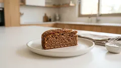 Κέικ βρώμης με άρωμα τσουρέκι: μαχλέπι, μαστίχα και πορτοκάλι σε ένα ταψί