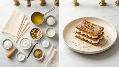 Εύκολο μιλφέιγ με φύλλο κρούστας και κρέμα γιαουρτιού – γλυκό της τελευταίας στιγμής