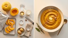 Πουρές κολοκύθας στον φούρνο: βελούδινος και πυκνός, χωρίς να νερώσει