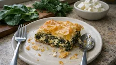 Σπανακόπιτα με φέτα: πώς να βγει ζουμερή μέσα και τραγανή απ’ έξω