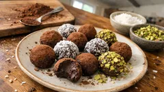 Τρουφάκια σοκολάτας με στέβια: εύκολη συνταγή χωρίς ζάχαρη που βγαίνει πάντα